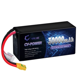 High Voltage LIPO Battery 6S 23.4V 30000mAh
